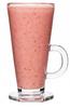 Latte Coffee Glass with Handle, Transparent, 260 Ml Latte