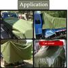 Thick 0.85mm Heavy Duty Organic Silicone Canvas Tarpaulin Outdoor Cargo Pile Waterproof Cover Boat Truck Canopy Rainproof Cloth