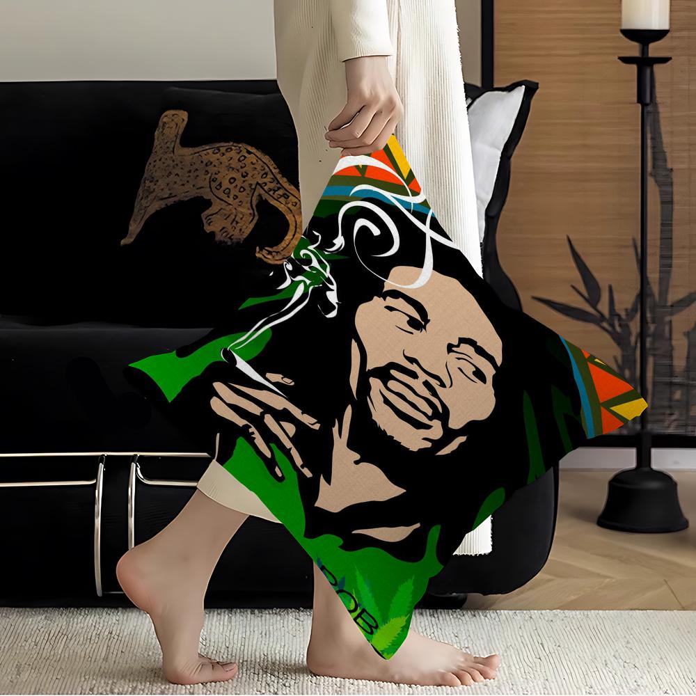 Keep Calm And Smoke Weed Bob Marley Cushion Cover Car Throw Pillow Case For Sofa Car Christmas Gift 40x40cm 45x45cm