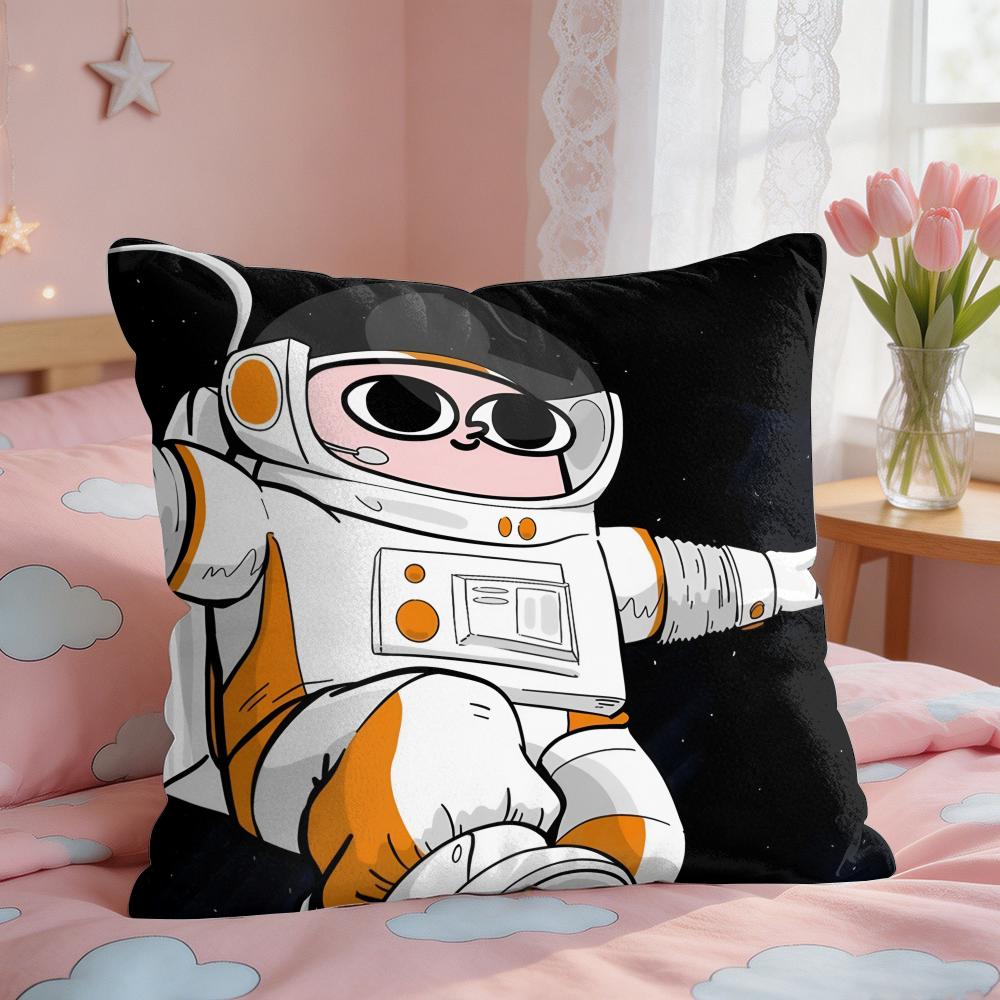 FUNNY Cartoon KKETNIPZ Cushion Cover Square Short Plush Pillow Case Living Room Sofa Home Decor Funda X