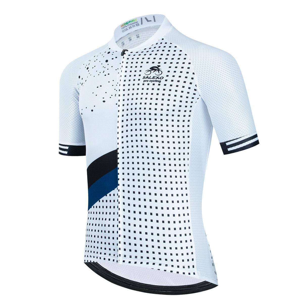 

2026 Salexo Cycling Jersey Short Sleeve Set Men s Quick-dry MTB Bike Cycling Clothing Maillot Ropa Ciclismo Summer Uniform Suit S