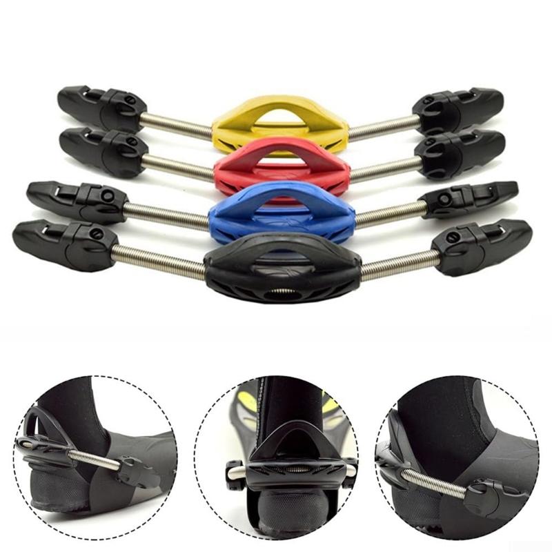 Stainless Steel Swim Fin Strap for Diving and Snorkeling with Adjustable Buckles, Steel Flippers Strap for Water Sport