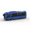 M Building Block Is Compatible With Lego Bus Bus Small Particle Assembly Car Classic Creative Ornament Desktop Model
