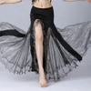 Belly Dance Skirt Sequins Slit Tribal Bellydance Skirts Belly Dancer Costumes for Women Carnival Outfit Dancing Skirt
