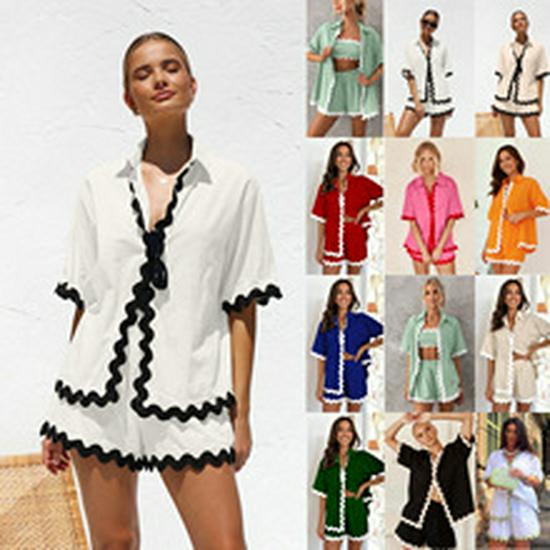 European and American 2025 Summer Ruffle Long Dress - Women's Flowing Holiday Beach Style