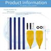 2 Pieces 120cm Kayak Paddle Plastic Blades Padded Telescopic Paddle Aluminum Alloy Shaft Portable Boating Oar Canoeing
