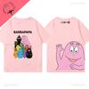 Moterų drabužiai Barbapapa Marškinėliai Geriausiai parduodami Animaciniai Kawaii Y2k Drabužiai Vaikams Minkštos Medvilnės Viengalviai Trumpomis Rankovėmis Grafiniai Marškinėliai