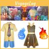 Cosplay Costume For Halloween Party Crazy Elemental City Cos Ember Fire And Wade Water Dress