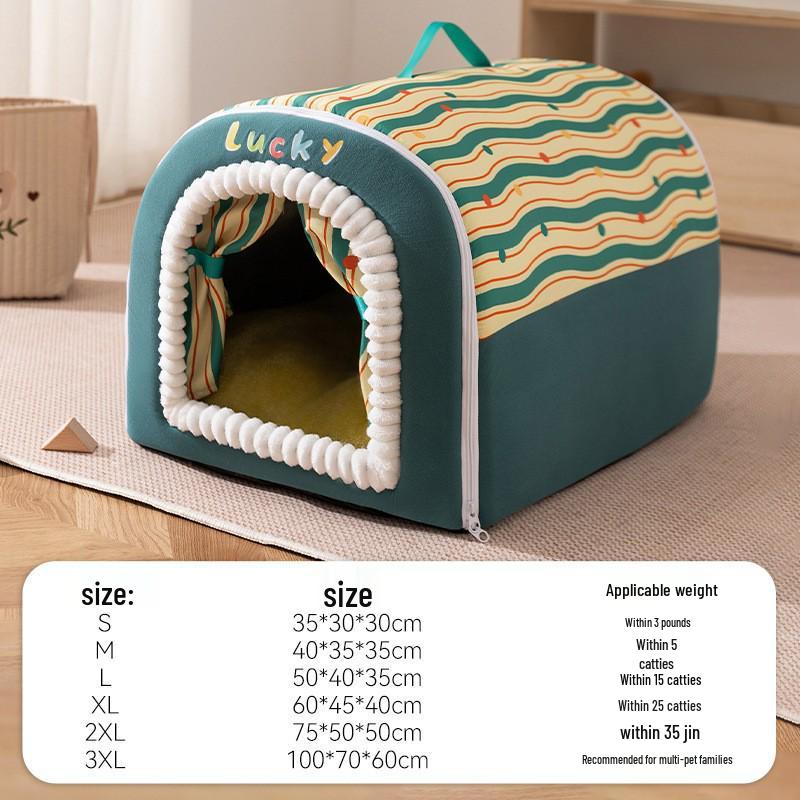 Autumn & Winter Deep Sleep Pet Bed for Large Dogs & Cats