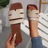 2025 New Women Slippers Flat Bottom Non-slip Outdoor Open Toe Beach Female Sandals Sexy Fashion Designer Shoes Slides Woman