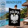 Eagle Of Poland: Symbolic Strength Beach Towel, Quick-drying, Easy To Care For, Suitable for Both Fitness and Beach Vacations,Sports Essential