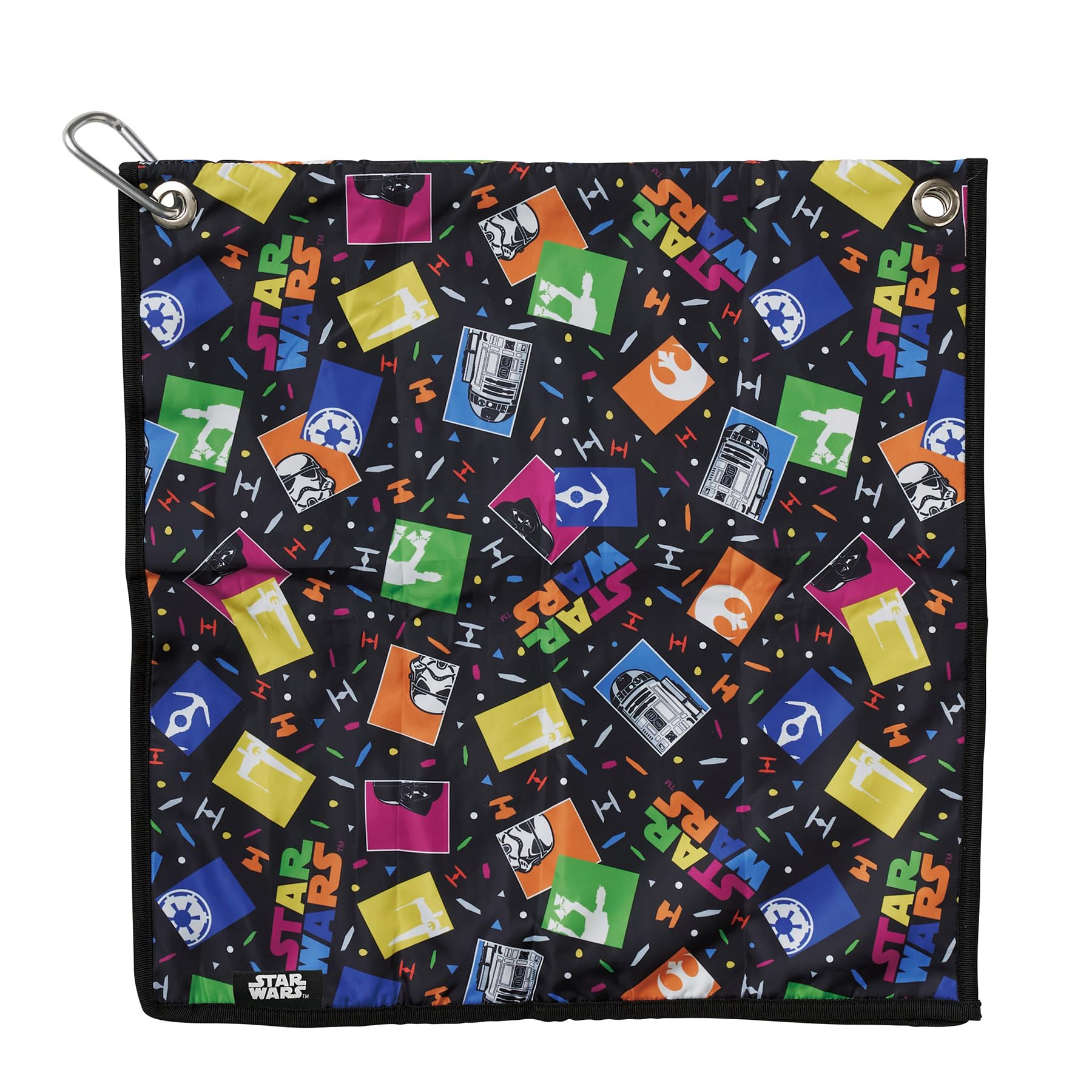 

Marushin Golf Towel Star Wars Flake with 2535034500 L, Icon, Microfiber, Carabiner, Absorbent, Character,