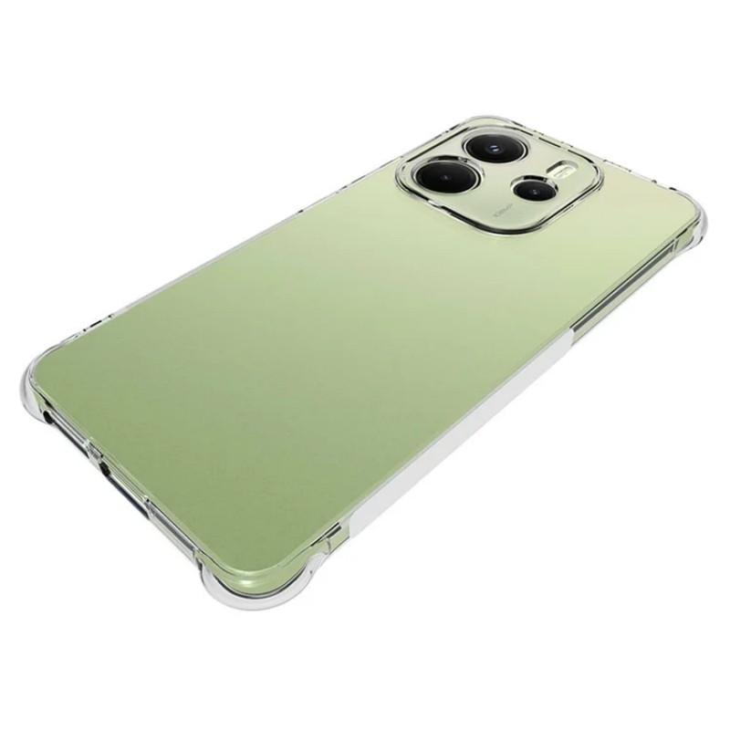 For Xiaomi Redmi Note 14 4G (164.84x78.15x8.16mm) Clear TPU Case WANLONFENG TM Series 2.0mm Phone Back Cover