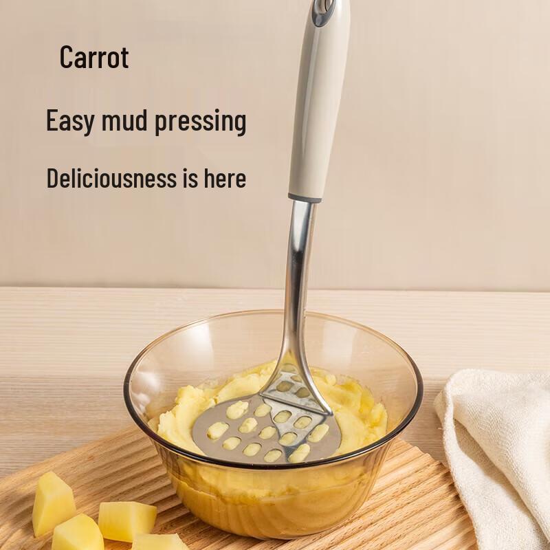 Stainless Steel Potato Masher & Baby Food Press