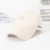 Letter Embroidery Ripped Cap Tide Couple Versatile Face Small Baseball Cap Outdoor Face Small Sun Cap