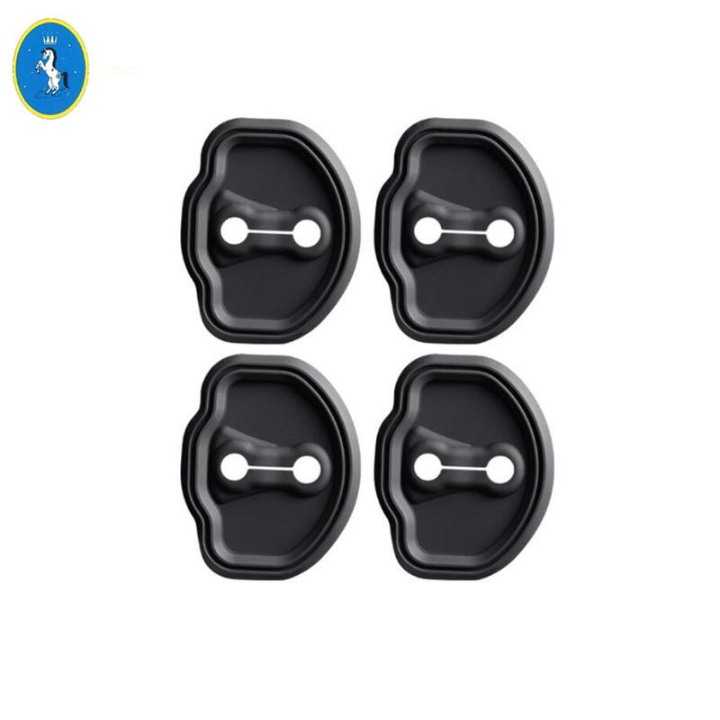 Plastic Car Door Lock Buckle Waterproof Rust-proof Protection Cover Kit Trim Accessories For Tesla Model 3 Model Y 2018 - 2025