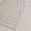 5D Versatile Black and White Bow Ribbon Bowknot Nail Sticker Crystal Diamond Nail Stickers Adhesive Decals Nail Art Decorations