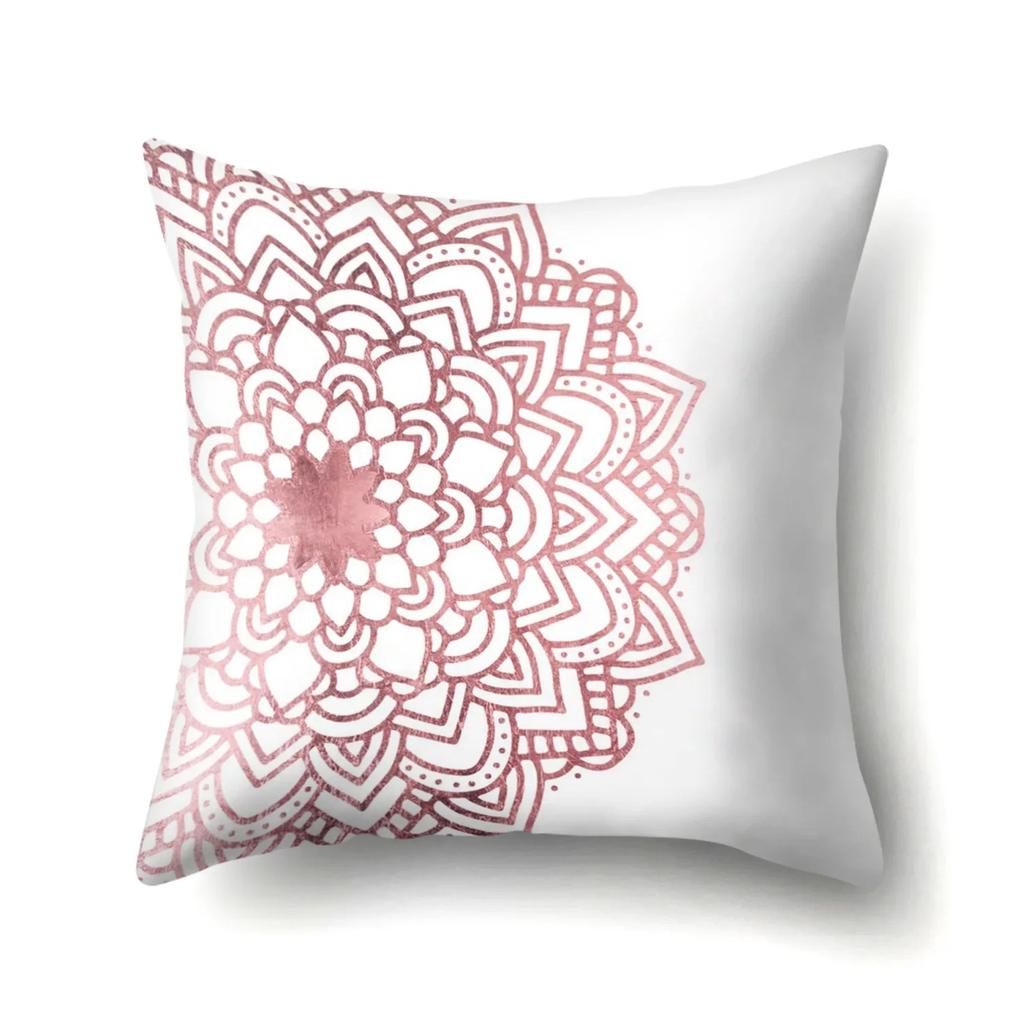 New Creative Pink Rose Gold Pillowcase Personalized Home Office Cushion