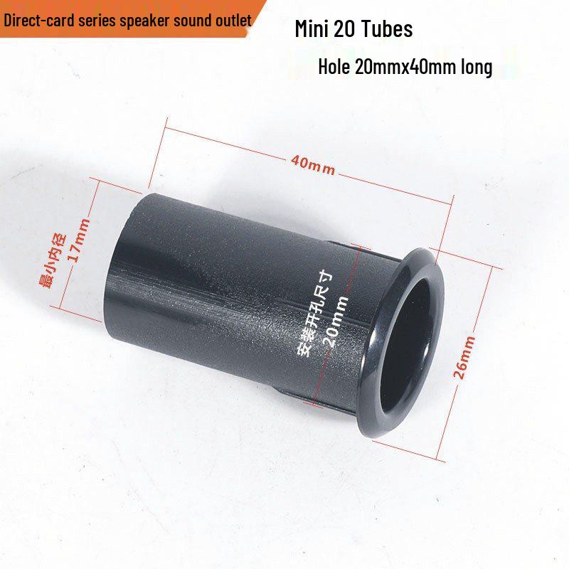 Audio Speaker Bass Reflex Port Tube, 2-15 Inch Sizes, Sound Chamber Vent Accessories