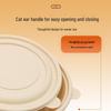 Disposable Biodegradable Round Meal Box 1080ml