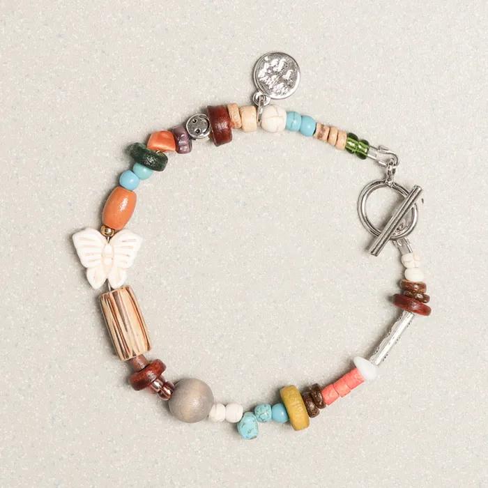 Butterfly Symbol Bracelet Ivory