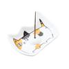 1PC Japanese Grocery Animal Incense Tray Thread Rack Incense Tray Cat Ceramic Oil Dish Plate Decoration Creative Home