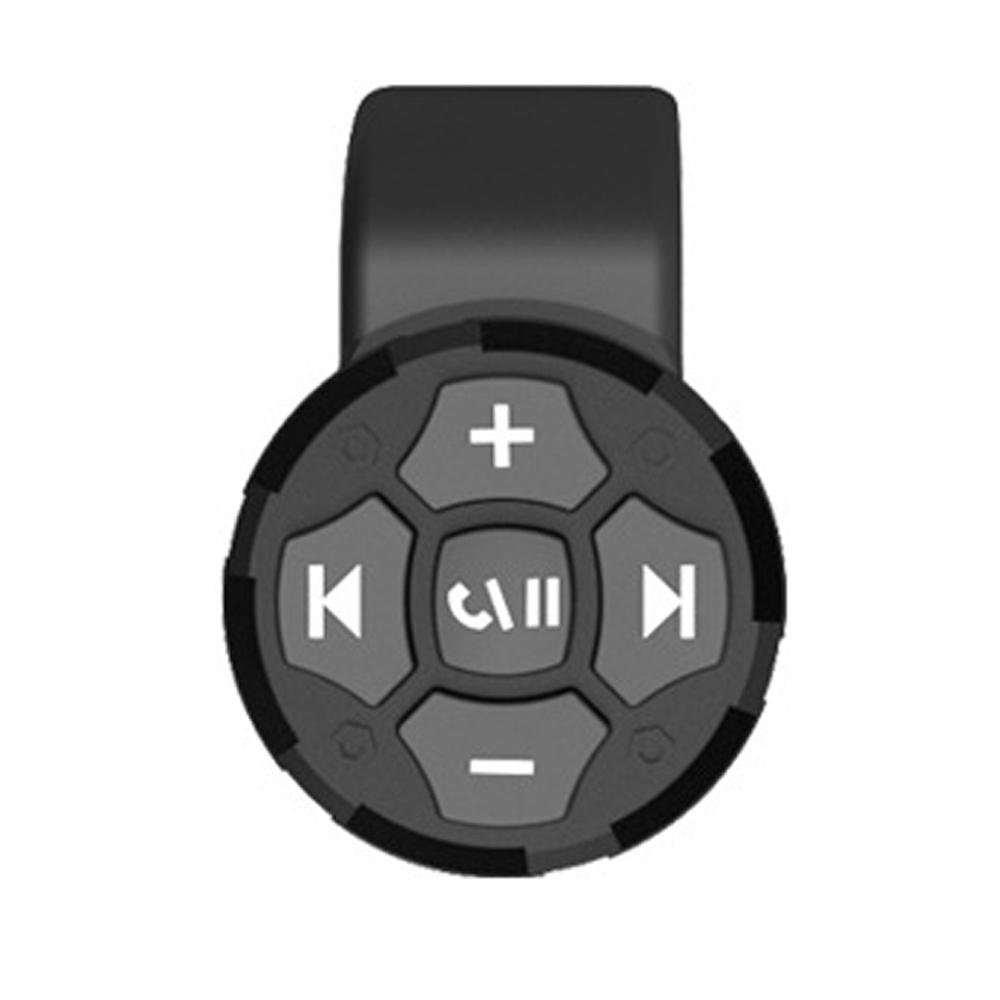 

Wireless Phone Remote Controller BT5.3 Car Steering Wheel Control Remote Button for Answer Phone, Musics Playback, чёрный