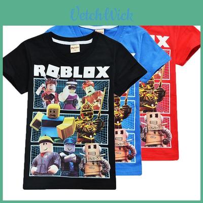 Žiarivé tričko s postavičkami z hry Roblox pre deti z pohodlnej bavlnenej látky