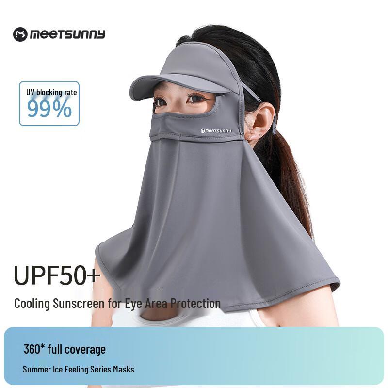 MEET SUNNY Ice Silk Full Face UV Protection Mask