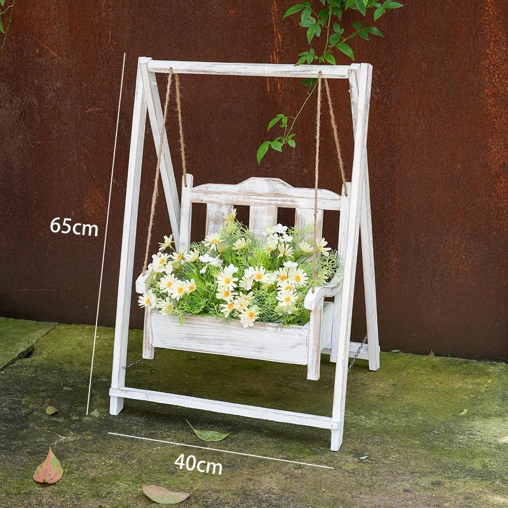 Neid Porzellan Windmühlen Ornament: Massivholz Miniaturlandschaft Gartendekoration - Kreative Waldserie für Kindergarten und Hofgestaltung