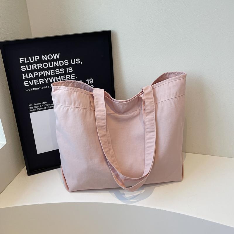 Student Class Shoulder Bag Women's Large Capacity Commuter Handbag Waterproof Tote Bag