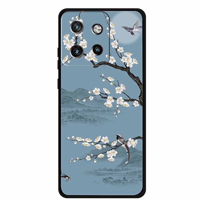 Soft Case For Motorola Moto G75 5G Cover Silicone Print Luxury Flower TPU Soft Phone Cases For Moto G75 5G  Animal Colorful TPU