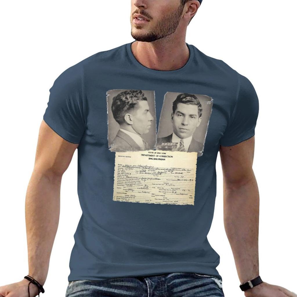 Lucky Luciano Wrap Sheet TShirt t shirt custom print t shirts for man graphic funny TShirt
