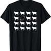 White and 1 Black Sheep, Funny, Jokes, Sarcastic Sayings T-Shirt