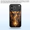 Gold Phoenix Pattern 2D Phone Case for iPhone 17 16 15 14 13 12 11 X XR XS Max Pro 8 plus - Glass Protective Cover