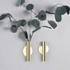 Metal Wall Flower Vase Self Adhesive Hanging Vase Modern Wall Decoration  Dining Room