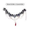 Black Sexy Women Hollow Lace Masquerade Face Mask Princess Party Cosplay Prom Props Costume Nightclub Queen Half Face Eye Mask