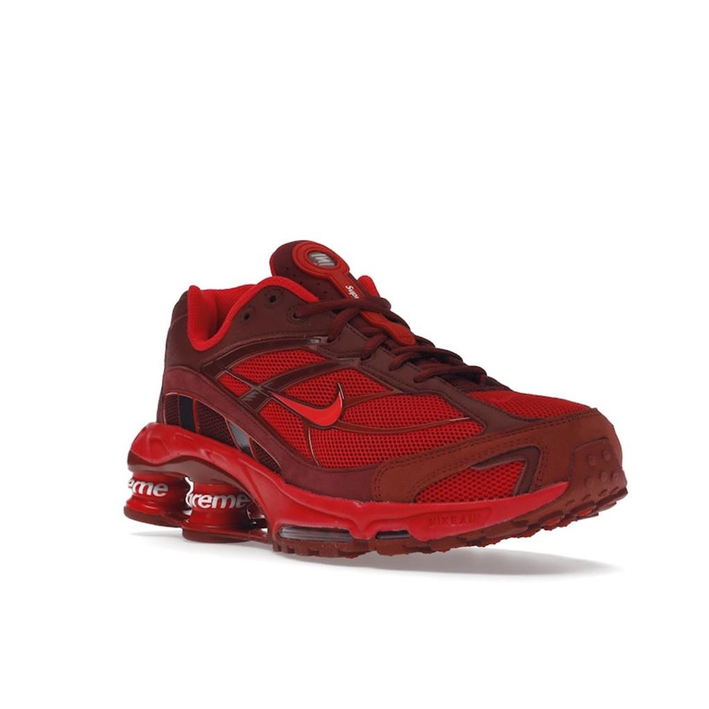 Supreme x Nike Shox Ride 2 Speed Red Unisex Sneakers Siren-Red Barn DN1615-600