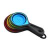Collapsible Silicone Telescopic Measuring Cup & Spoon Set with Scale