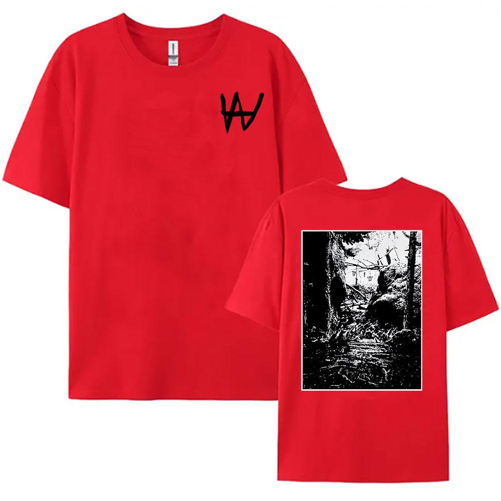 Alan Wake 2 Koszulka z nadrukiem Koszulki bawełniane z krótkim rękawem Streetwear Unisex Luźny codzienny T-shirt z okrągłym dekoltem Góra
