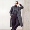 100% Wool Women Coat Autumn Wool Long Coat Handmade Pea Coat Winter Warm Wool Long Jacket Overcoat
