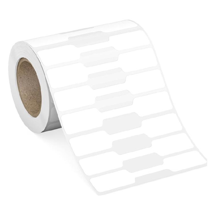 

500 штук ценники для украшений самоклеящиеся стикеры для ожерелий, серег, браслетов, колец, дисплеев для украшений и одежды белый