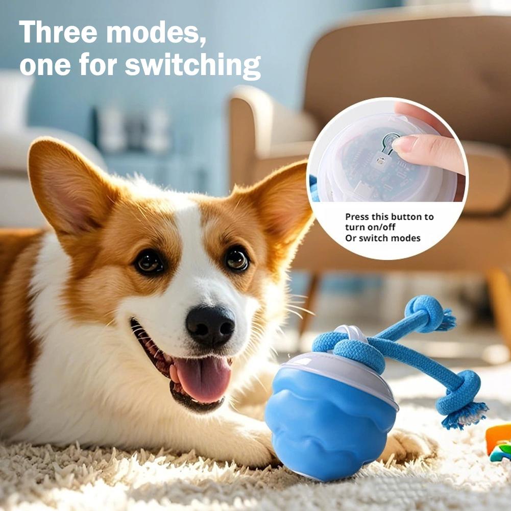 New Interactive Dog Ball Toys Touch Activated,Rechargeable,Soundable Dog Toy, Active Rolling Ball Wicked Ball For Daily Training