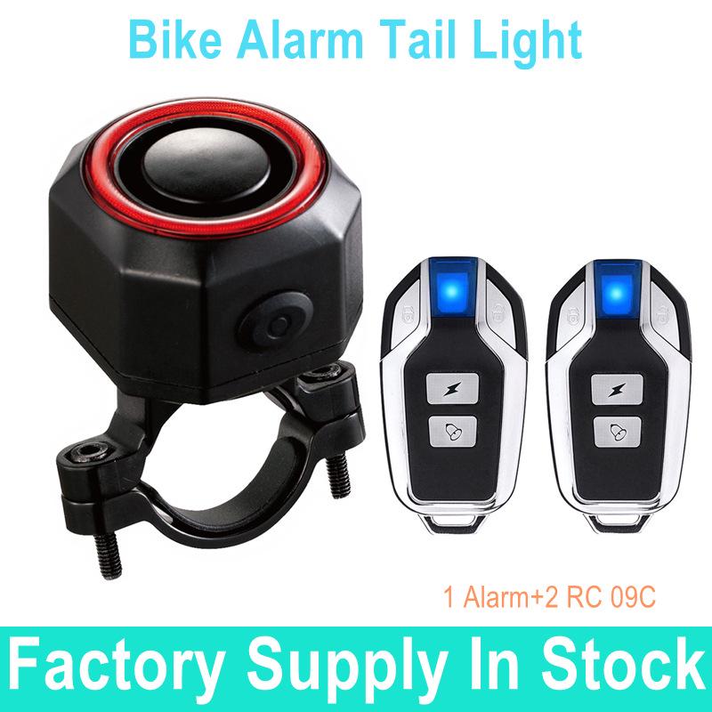 

IP65 Anti-Theft Alarm & LED Bike Lights for Electric Bikes