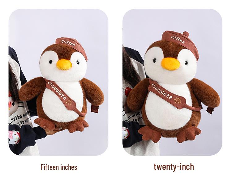 Graduation-Ceremony Penguin Plush Toy with Hood
