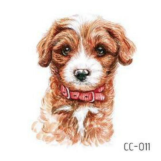 Adesivi Tatuaggio Cartoni Animati Animali Adorabili: Design di Gattini, Cuccioli e Coniglietti Carini