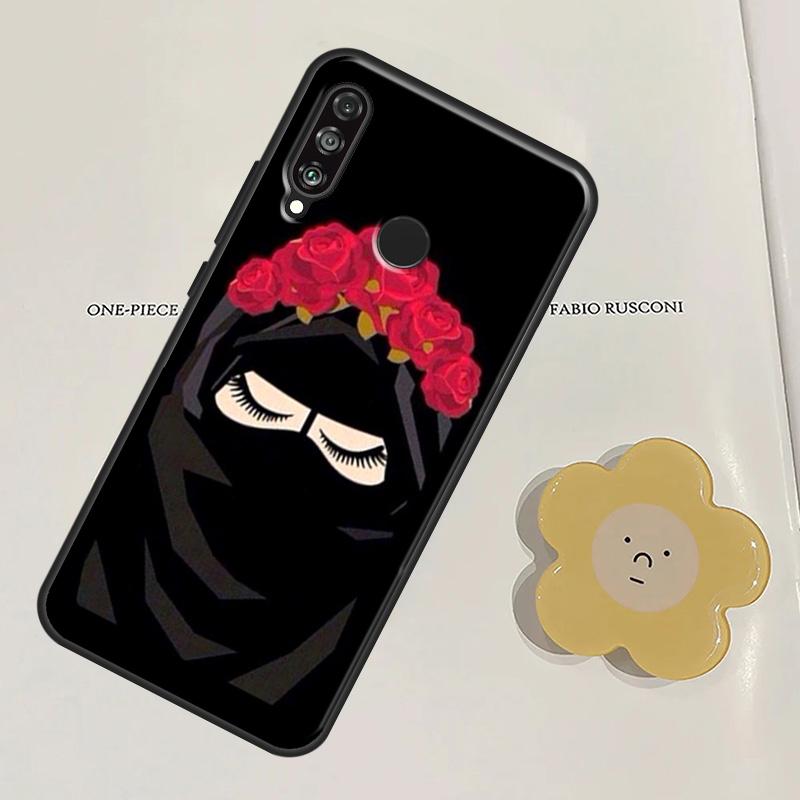 Muslim Islamic Girls Arabic Hijab For Huawei Nova 11 9 10 SE Y60 Y70 Y90 Y61 Y91 Nova 3i 7i 8i 11i P20 P40 Lite P30 Pro Case