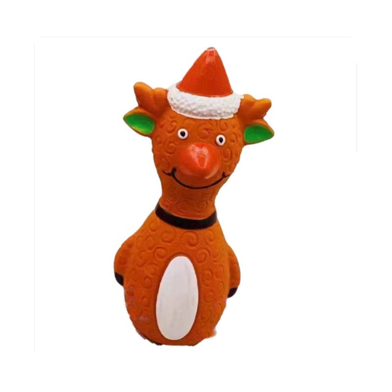 Quietschendes Hundespielzeug Hundegummispielzeug Kreatives, interaktives Haustierzubehör Latex-Haustierkauspielzeug Bissfestes Spielzeug für kleine Hunde