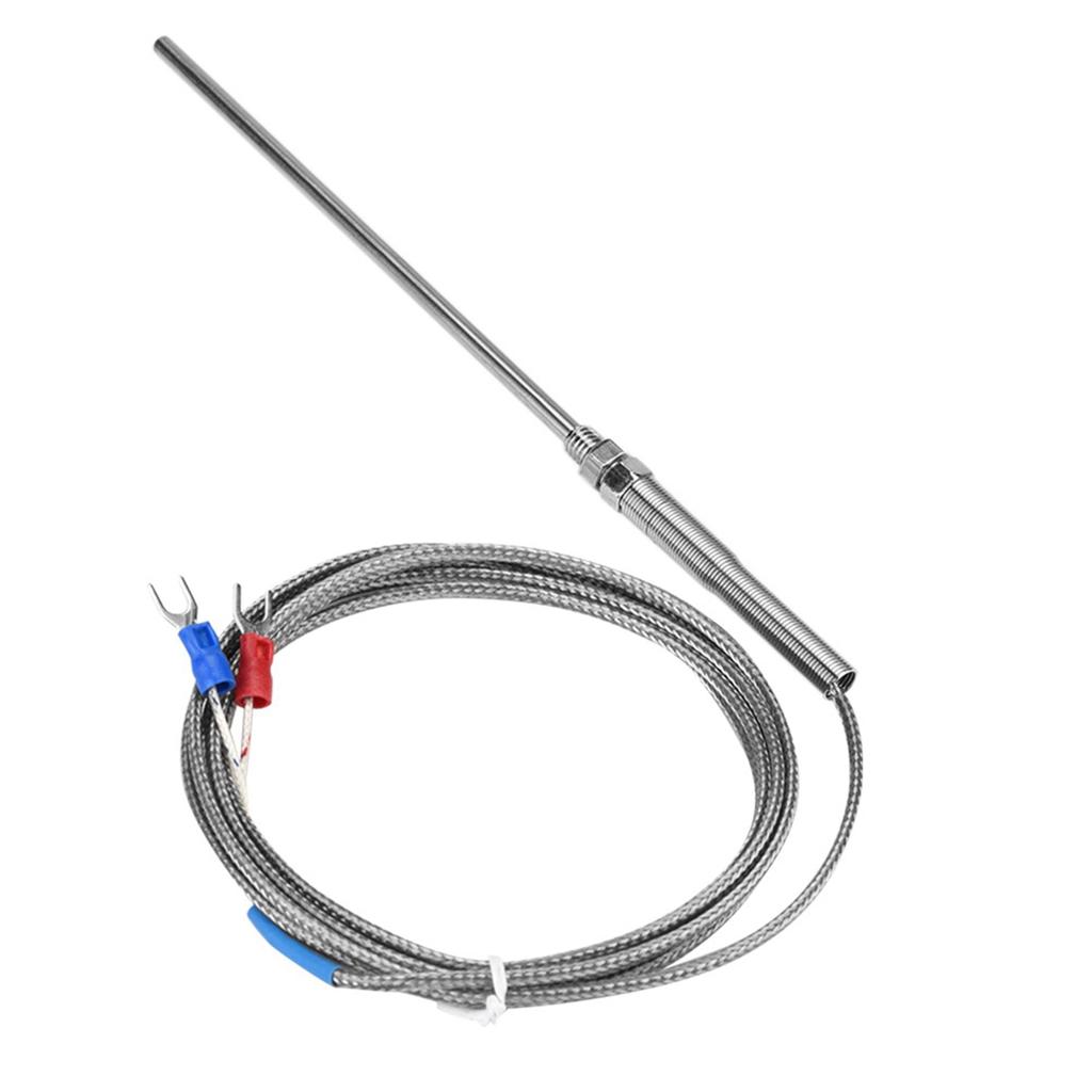M8 Thread Type K Thermocouple 150mm Probe Temperature Sensor Wire 0-400 celsius (1 m)