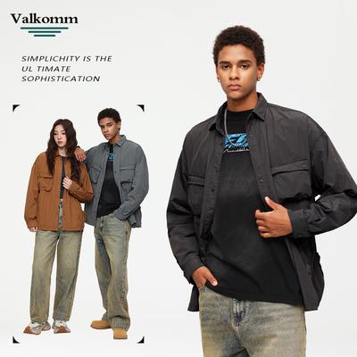 Nouveaux vêtements pour hommes | Veste de marque tendance minimaliste d'extérieur, chemise décontractée ample à manches longues de style montagne, veste polyvalente pour hommes de grande taille